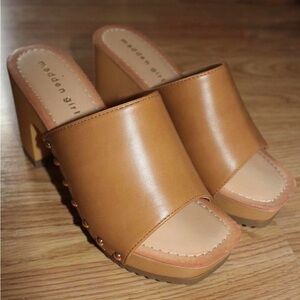 Tan Platform Sandals